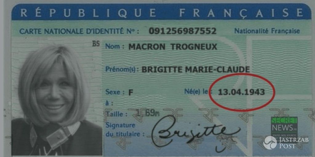 Brigitte Trogneux scan dowodu