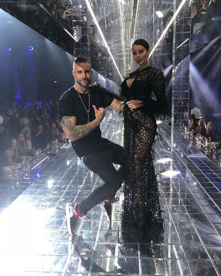 Philipp Plein i Justyna Gradek