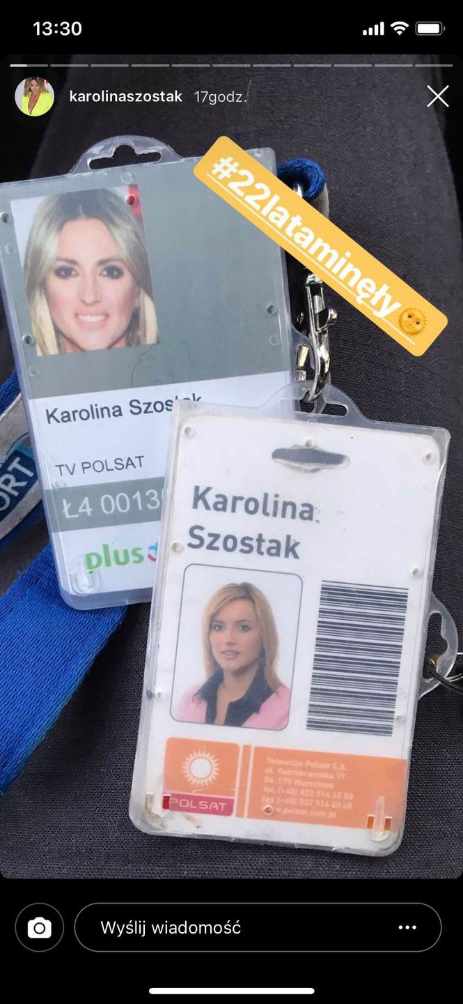Karolina Szostak pokazała zdjęcie sprzed 22 lat