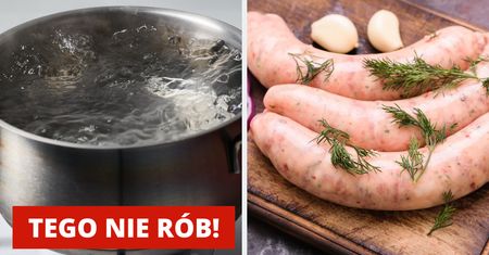 Największy błąd podczas gotowania kiełbasy. Dlatego pęka i traci smak