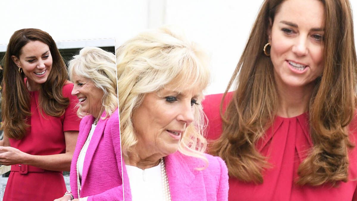 Kate podczas spotkania z Jill Biden komentuje narodziny córki Meghan i Harry'ego. Nie była zbyt wylewna