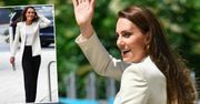 Kate zachwyciła na spotkaniu z wolontariuszami. Elegancka klasyka podkreśliła zgrabną figurę księżnej
