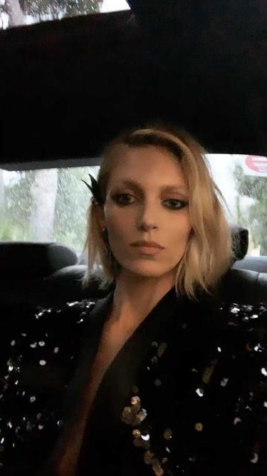 Anja Rubik - w drodze na przyjęcie, Cannes 2019