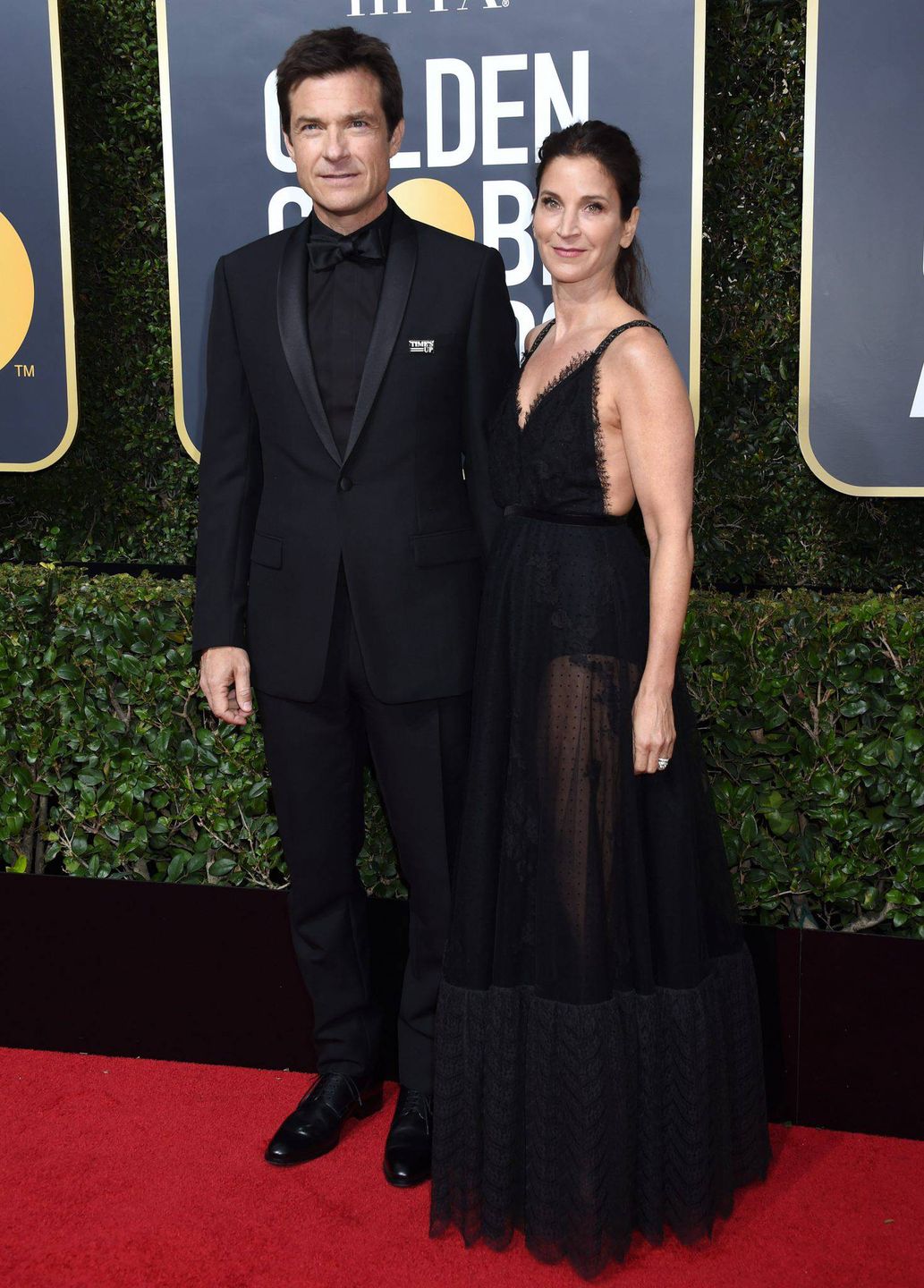 Jason Bateman, Amanda Anka - Złote Globy 2018