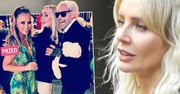 Agnieszka Woźniak-Starak krótko po imprezie Przetakiewicz na celowniku paparazzi. Stylizacja super, ale fryzura już nie była tak dokładnie ułożona
