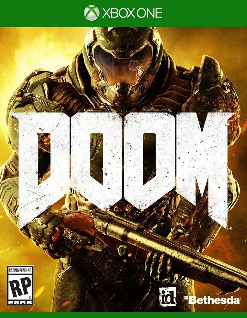 Okładka Dooma jest idealnie nijaka. Równie dobrze pasowałaby do Call of Duty albo Crysisa