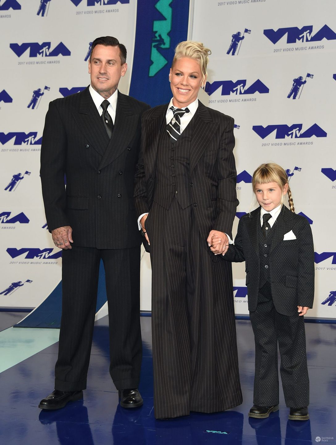 MTV Video Music Awards 2017 - Carey Hart, P!nk, Willow Sage Hart
