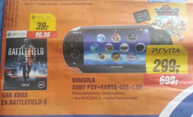 Co powiecie na PS Vita za 299 złotych?