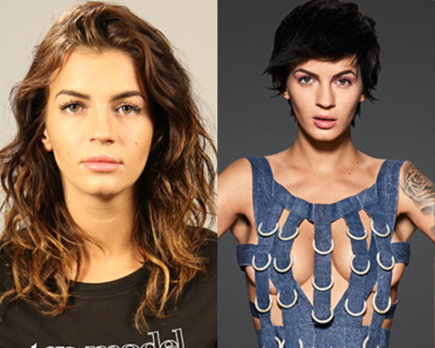 Ola Zbinkowska przed i po metamorfozie w Top Model