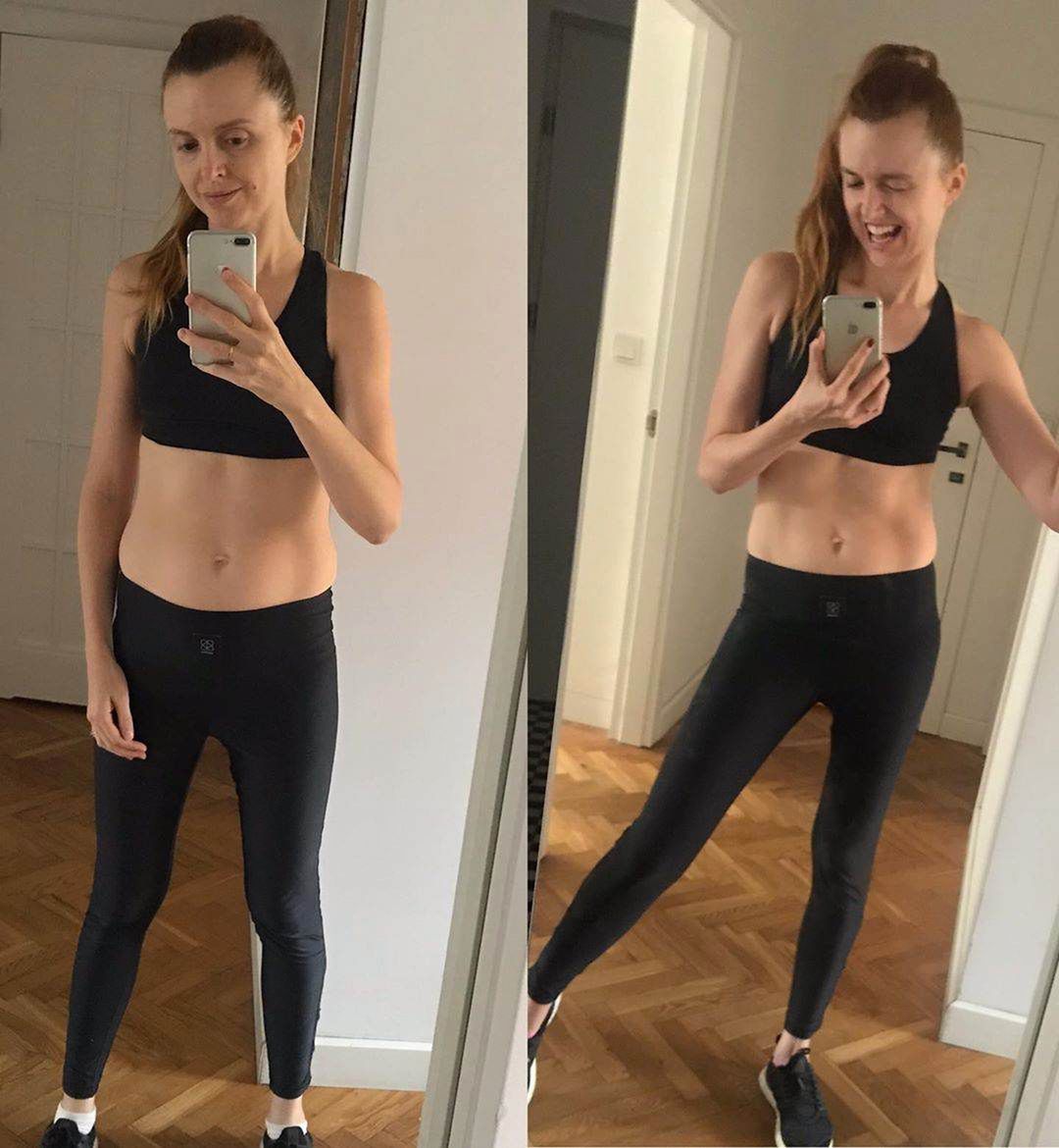 Katarzyna Burzyńska - brzuch po ciąży