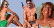 Ale widoki! 63-letnia mama Roberta Lewandowskiego w bikini przyłapana przez paparazzi. Na plaży w Katarze prezentowała swoje kształty