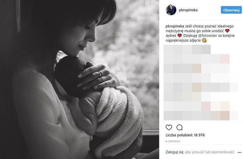 Paulina Krupińska pokazała synka