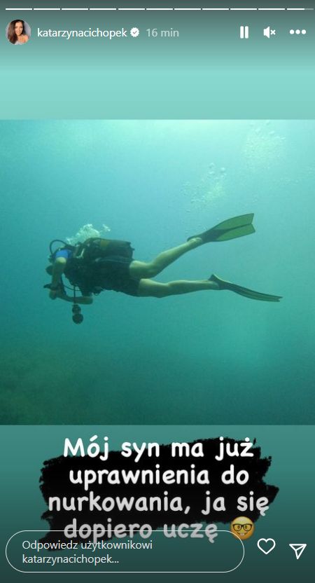 Kasia Cichopek relacjonuje wakacje