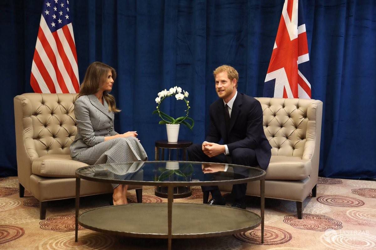 Książę Harry spotkał się z Melanią Trump