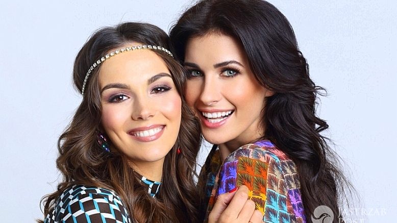 Miss Polonia 2012 Paulina Krupińska i Miss Polski 2014 Ewa Mielnicka we wspólnej sesji