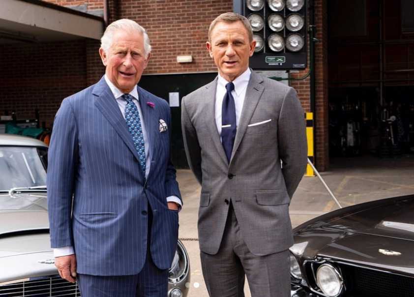 Książę Karol i Daniel Craig - Instagram