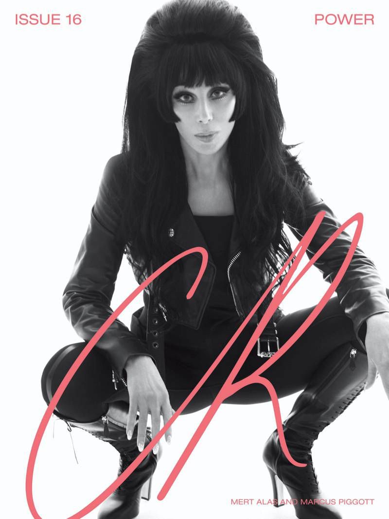 Cher na okładce CR Fashion Book