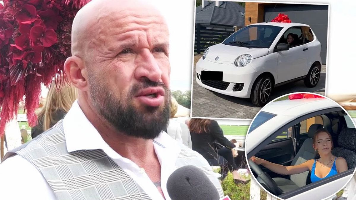 Tomasz Oświeciński tłumaczy się z zakupu auta dla córki (fot. YouTube i Instagram)