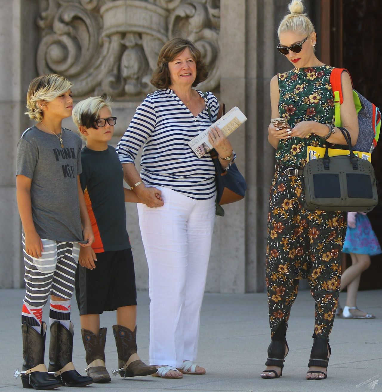 Gwen Stefani z rodziną wybrała się do kościoła