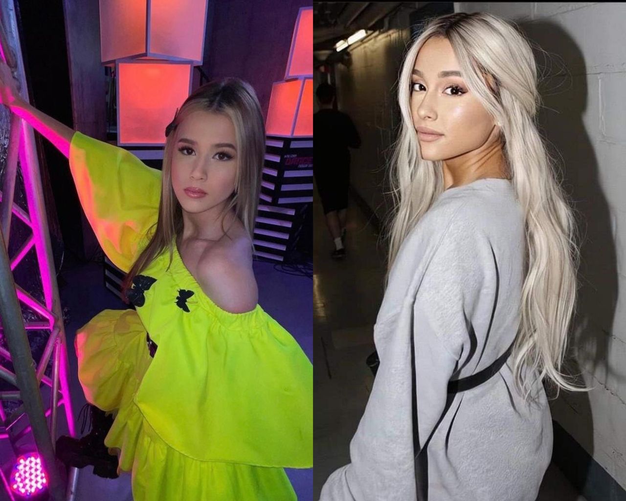 Roksana Węgiel i Ariana Grande