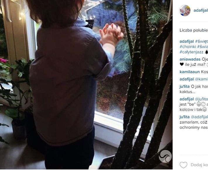 Ada Fijał pokazała synka na Instagramie