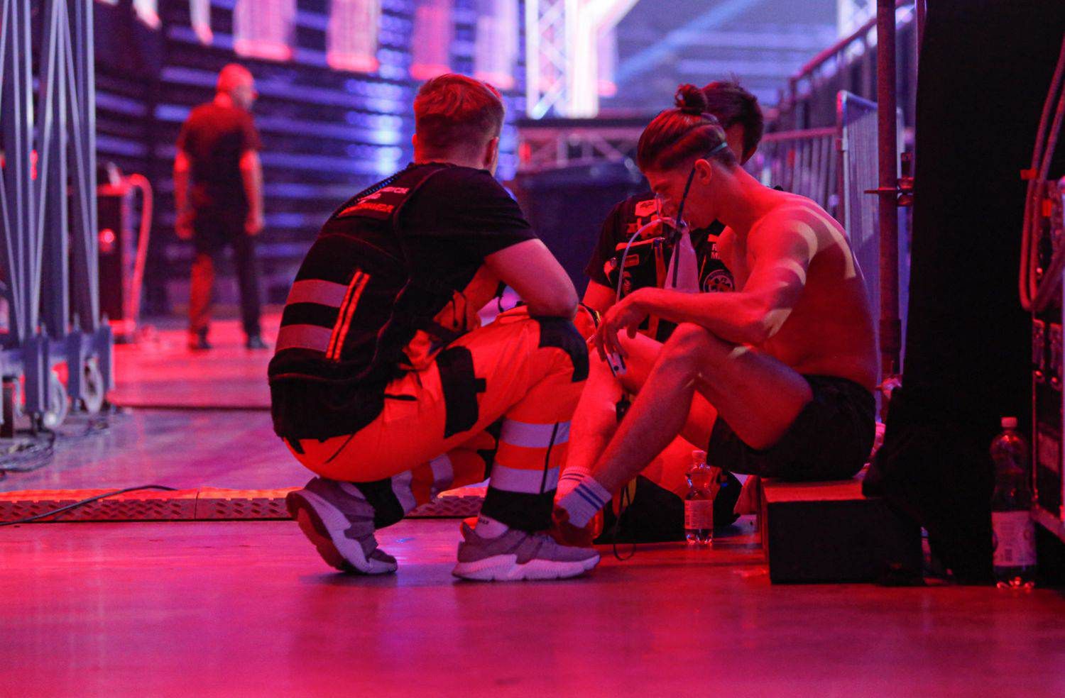 Michał Baryza w finale "Ninja Warrior Polska" fot. Sebastian Lutek