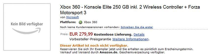 Zestaw Xbox 360 Elite z dyskiem 250 GB i Forzą?