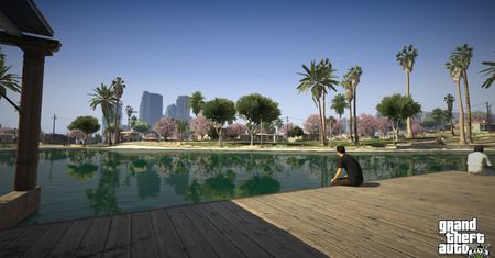 Dwie pocztówki z GTA 5
