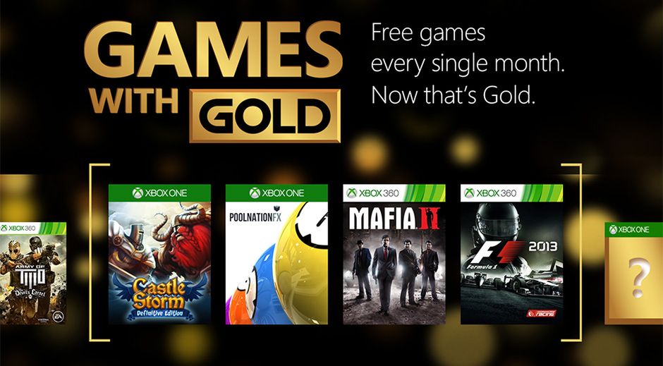 A majowy zestaw Games with Gold to: Mafia 2, CastleStorm, Pool Nation FX oraz F1 2013