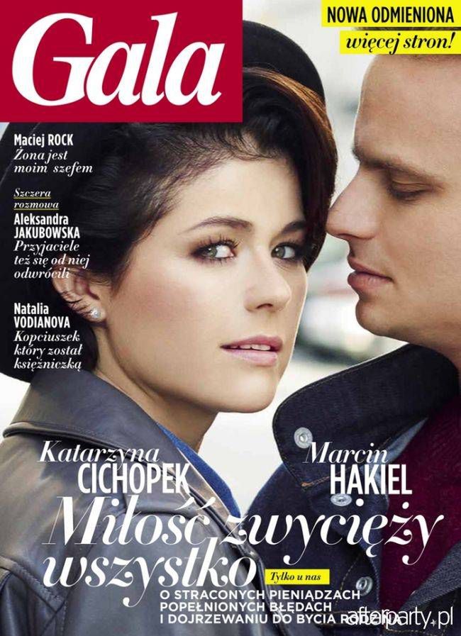 Katarzyna Cichopek i Marcin Hakiel na okładce Gali 
Fotografia: GALA