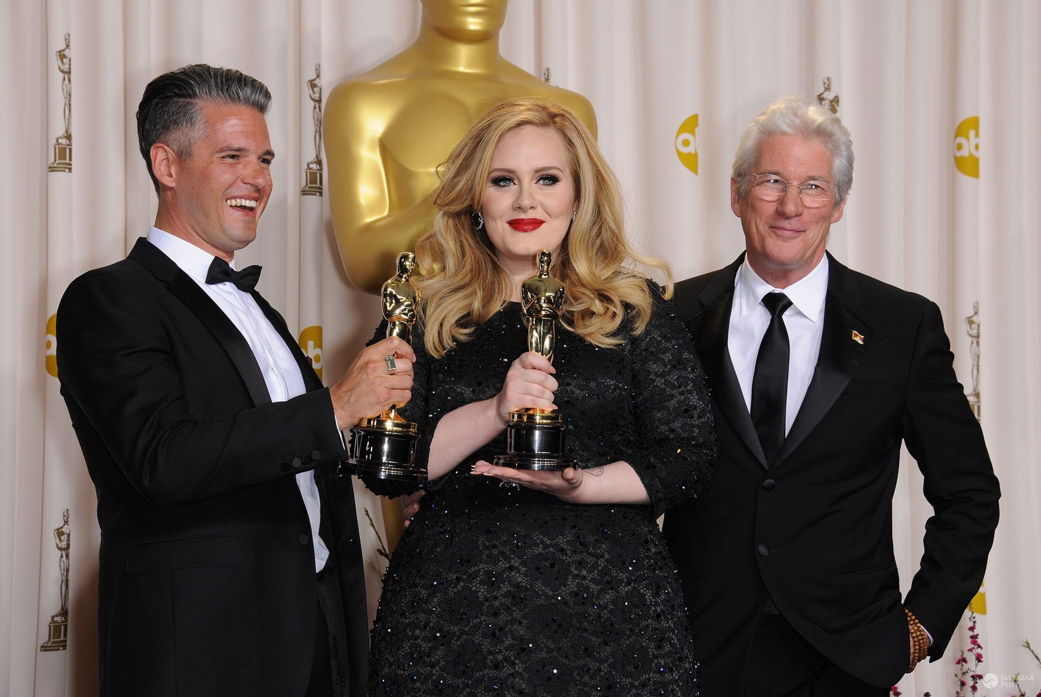 February 24, 2013  Hollywood, Ca.
Paul Epworth, Adele & Richard Gere
85th Annual Academy Awards - Press Room 
at Dolby Theatre
© Chase Rollins / AFF-USA.COM