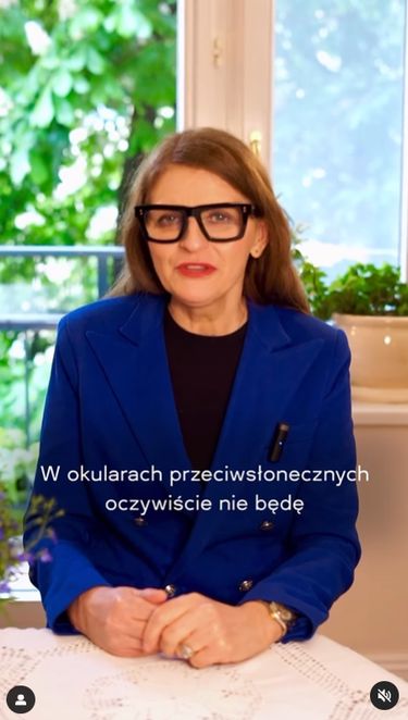 Irena Kamińska-Radomska radzi, co robić z okularami przeciwsłonecznymi
