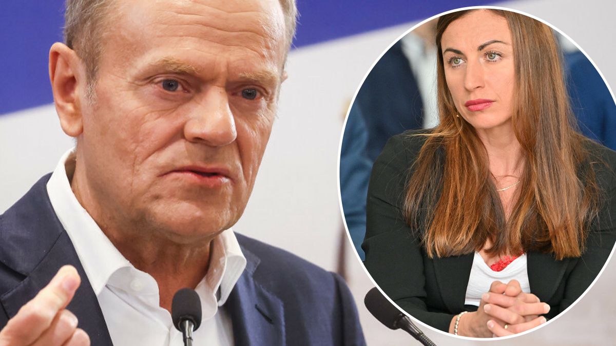 Donald Tusk, Justyna Kowalczyk (fot. EastNews)