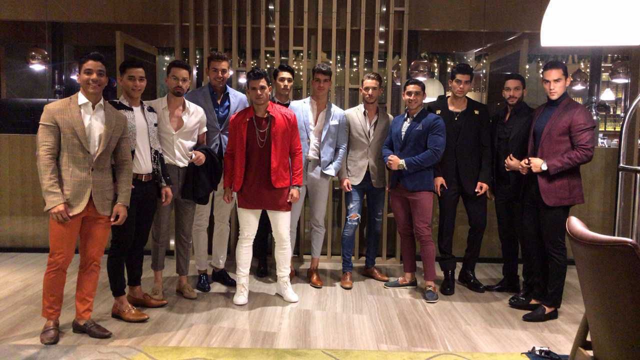 Michał Grudzień na wyborach Mister Global 2019