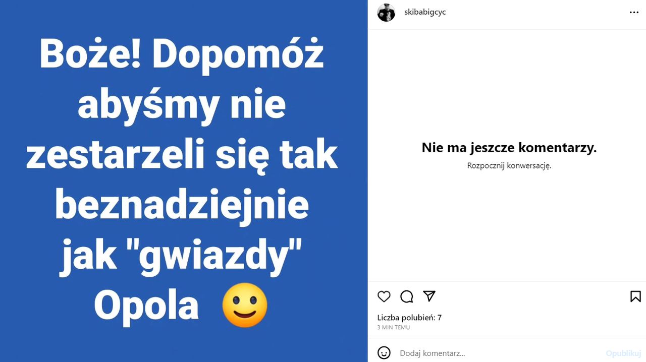 Krzysztof Skiba uderzył w gwiazdy Opola