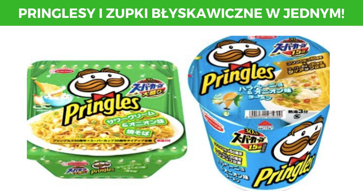 W Japonii można kupić zupki błyskawiczne o smaku Pringlesów! Chcielibyście ich skosztować?