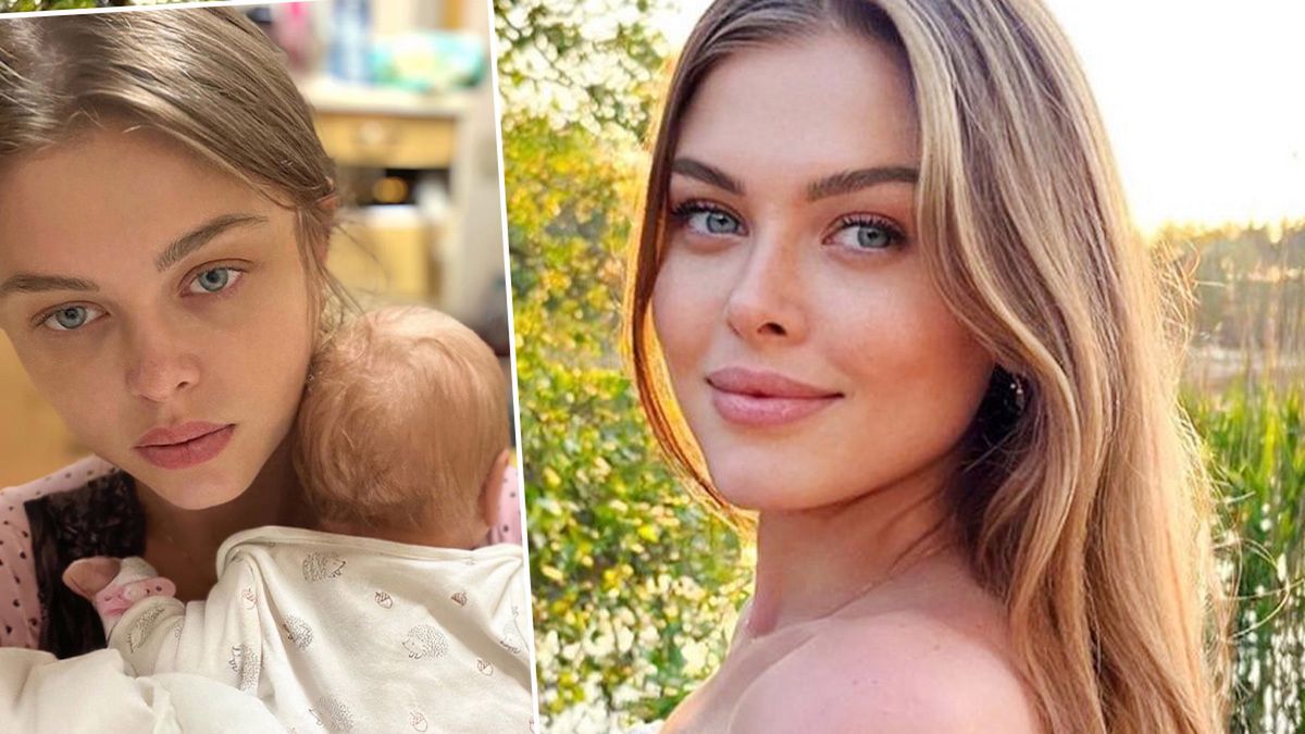 Joanna Opozda świętuje pół roku syna