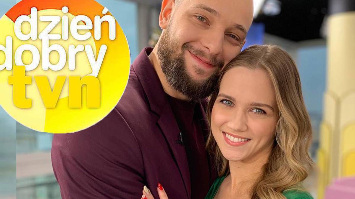 Agnieszka Kaczorowska z mężem w DDTVN