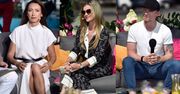 Gwiazdy w plenerowym studiu Dzień Dobry TVN: Joanna Krupa, Anna Kalczyńska, Igor Herbut