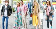 Gwiazdy przed studiem "Dzień Dobry TVN": Monika Mrozowska, Katarzyna Bonda, Piotr Rubik