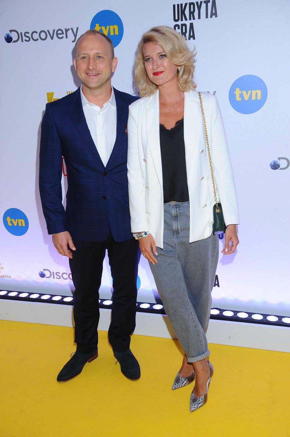 Borys Szyc z partnerką – Festiwal w Gdyni 2019, impreza TVN