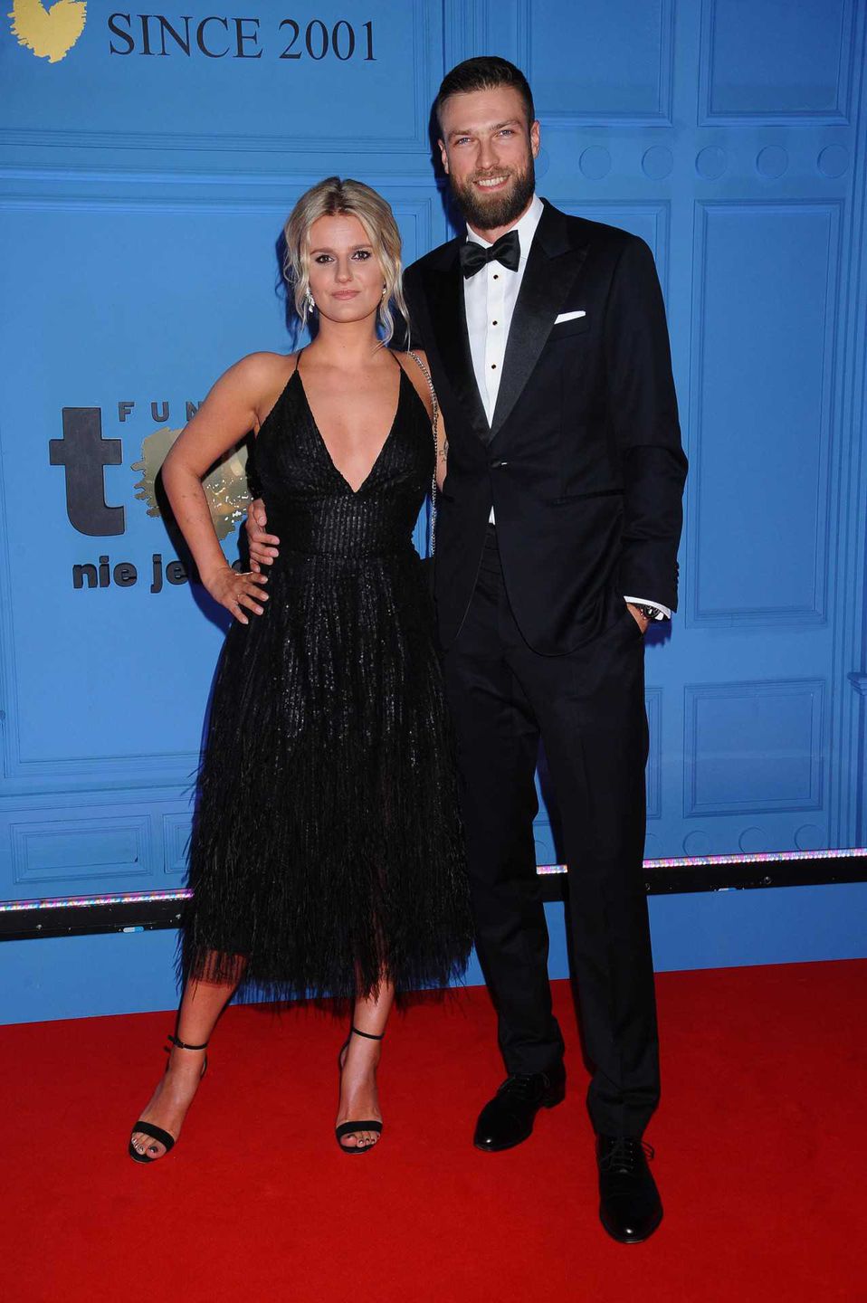 Zosia Zborowska i Andrzej Wrona  – Bal TVN 2019, kreacja: Viola Piekut