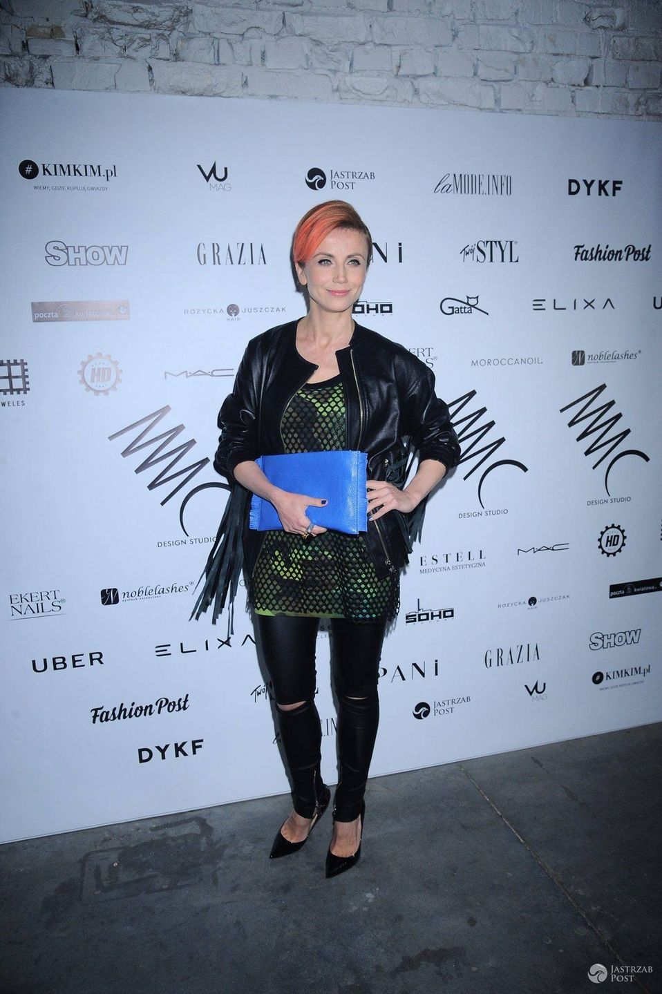 Katarzyna Zielińska na pokazie MMC, kwiecień 2016
