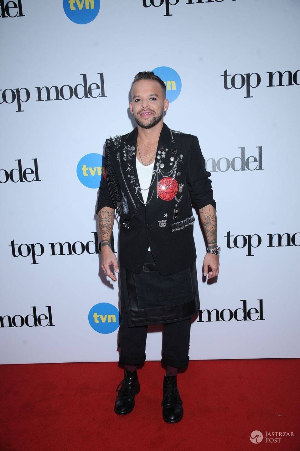 Michał Piróg na finale Top Model 5