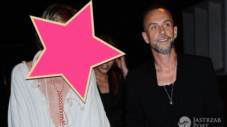 Nergal i Alicja Napiórkowska idą na pokaz kolekcji Roberta Kupisza wiosna-lato 2017 (fot. ONS)