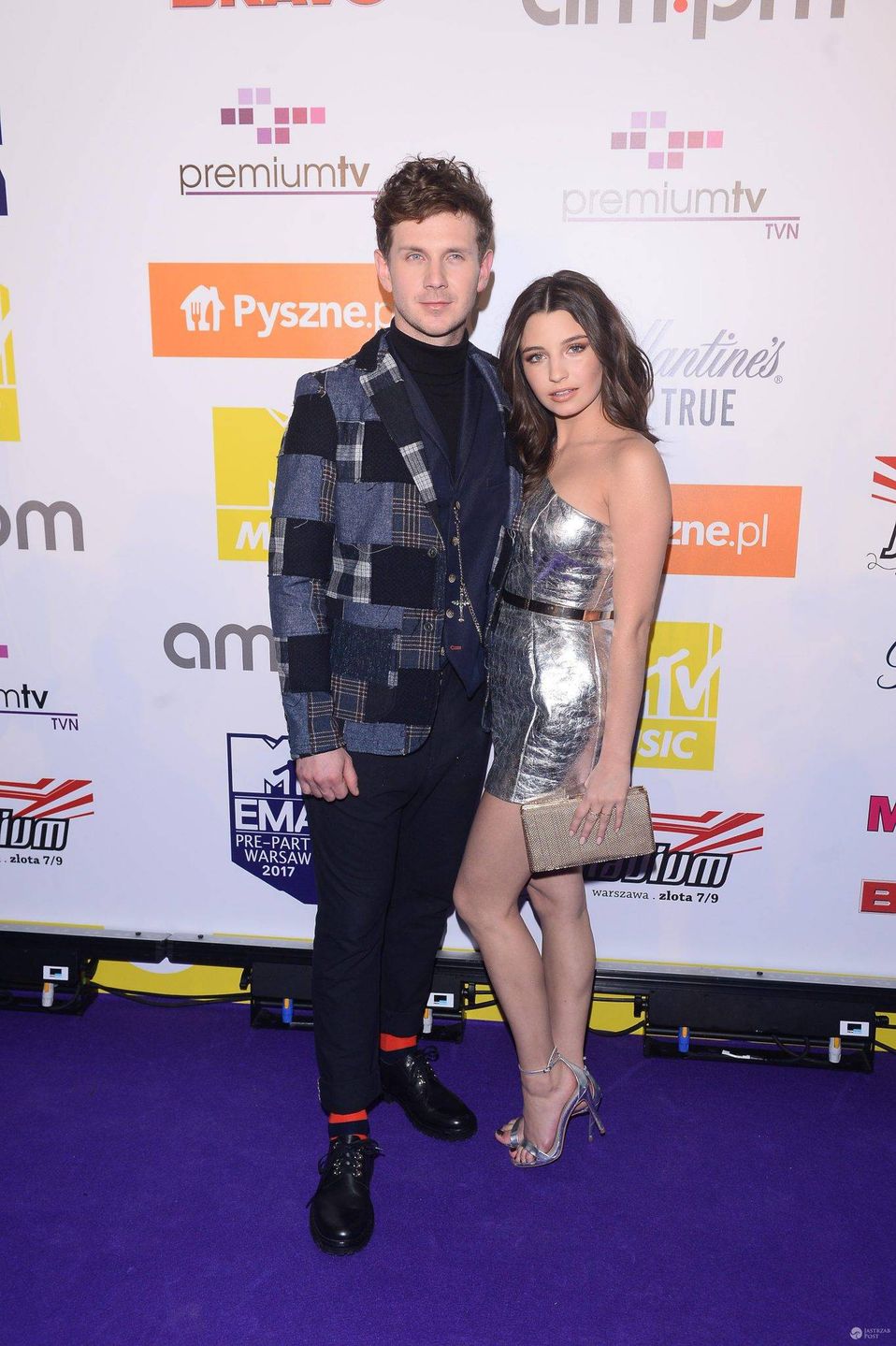 Antek Królikowski i Julia Wieniawa - MTV EMA pre-Party 2017