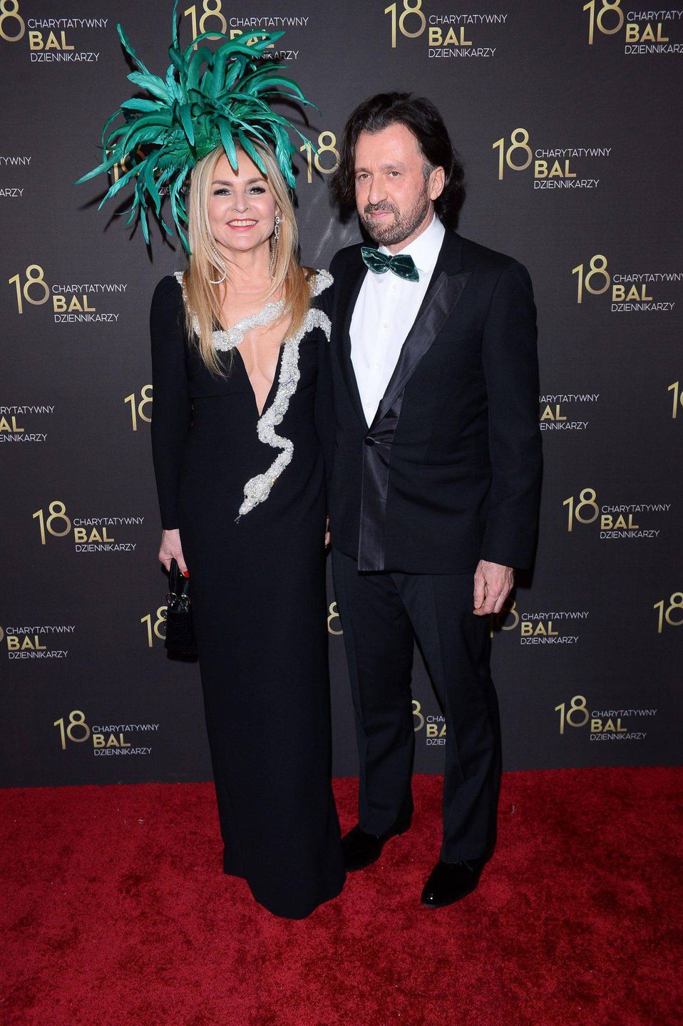 Monika Olejnik i Tomasz Ziółkowski - Bal Dziennikarzy 2018
