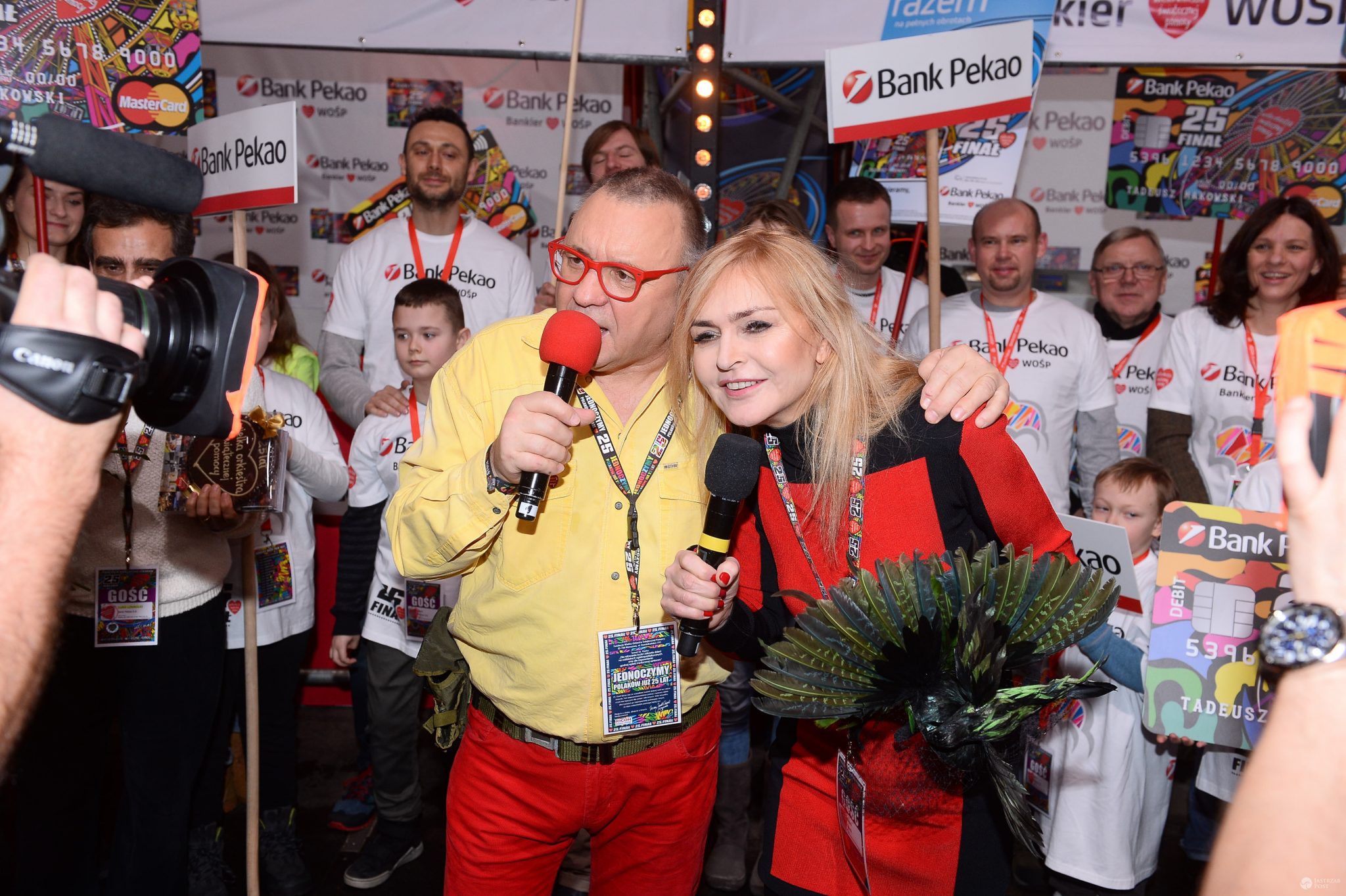 WOŚP 2017 Jerzy Owsiak i Monika Olejnik