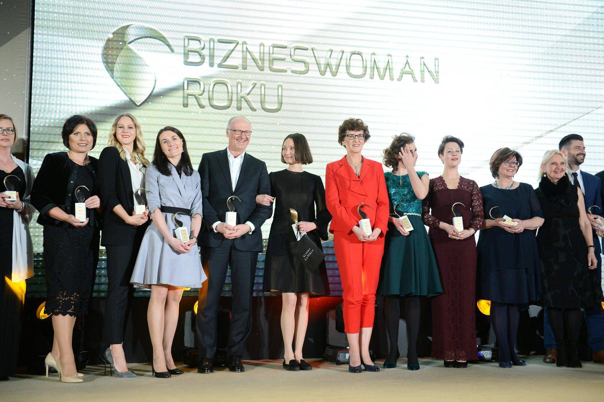 Maria Stachurska odebrała nagrodę za Annę Lewandowską podczas gali Sukces pisany szminką
