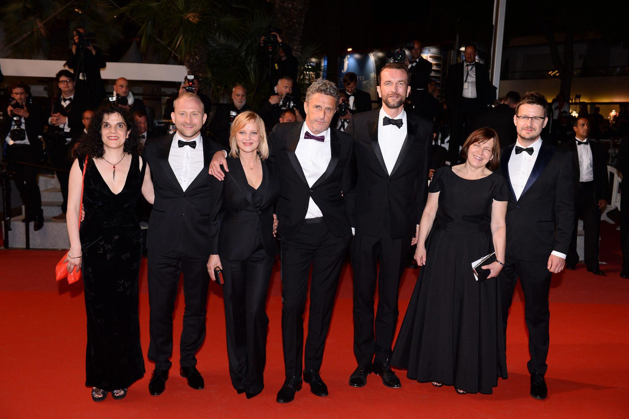 Paweł Pawlikowski, Tomasz Kot, Borys Szyc, Joanna Kulig - premiera filmu "Zimna Wojna", Cannes 2018